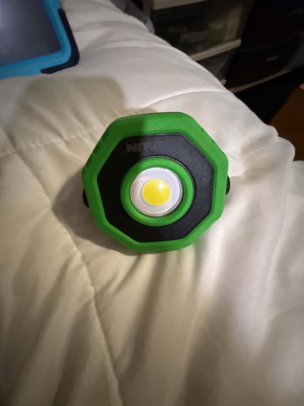 BRAUN Rechargeable Work Light Floodlight Green Black